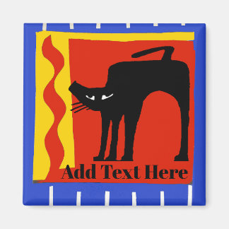 Cat, edit text magnet