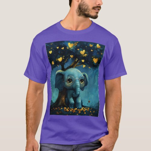 Cat Elephant Companionship T_Shirt