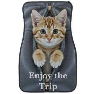 Cat Emerging Car Mats (Front) (set of 2)