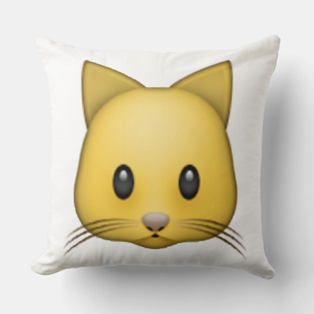 Cat 2024 emoji pillow