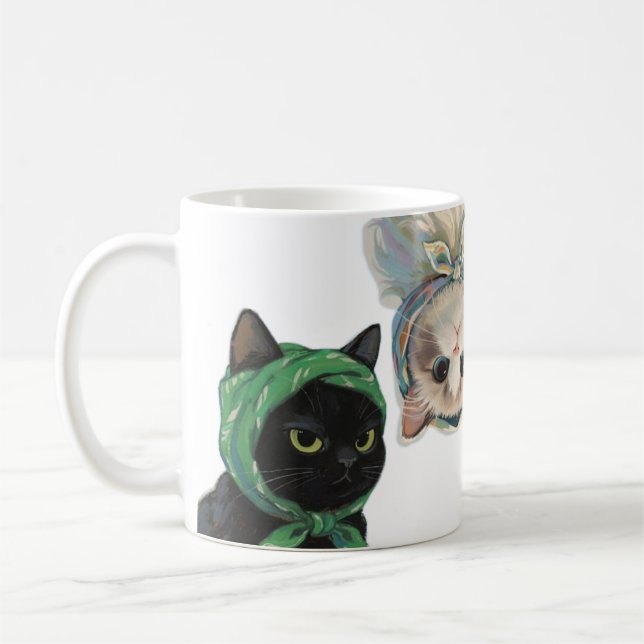 Cat enthusiasts coffee mug (Left)