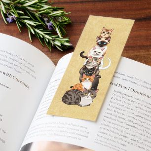 Cat-Er-Pillar Feline Tower Bookmarks