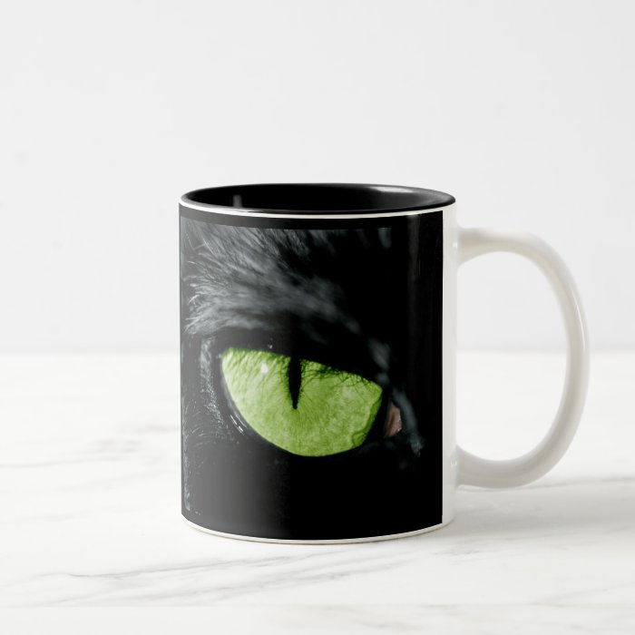 Cat eye coffee mug