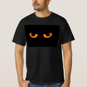 Cat Eyes, Black T-shirt, for Guys - Men T-Shirt