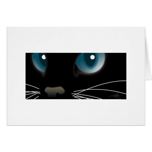 Cat Eyes Blue Cards (Front Horizontal)
