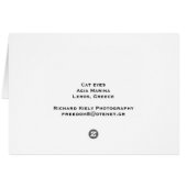 Cat eyes cards (Back Horizontal)