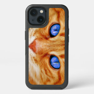 Cat Eyes Cat Eyes Face Tiger Mackerel Red Cat iPhone 13 Case