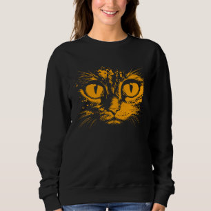 Cat Eyes Face Costume Mom Lady 1 Sweatshirt