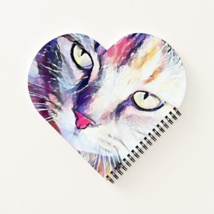 Cat eyes heat note book