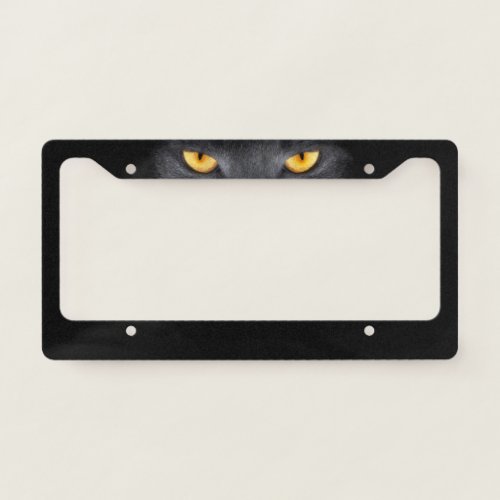 Cat Eyes License Plate Frame