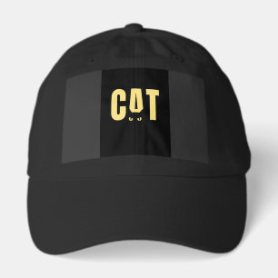 CAT Eyes Minimalist Typography Hat