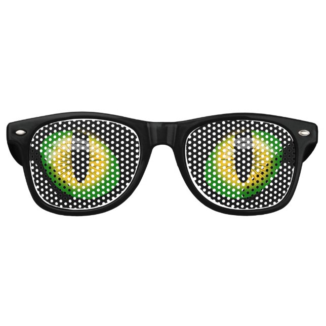 CAT EYES PARTY FUNNY SUNGLASSES  (Front)