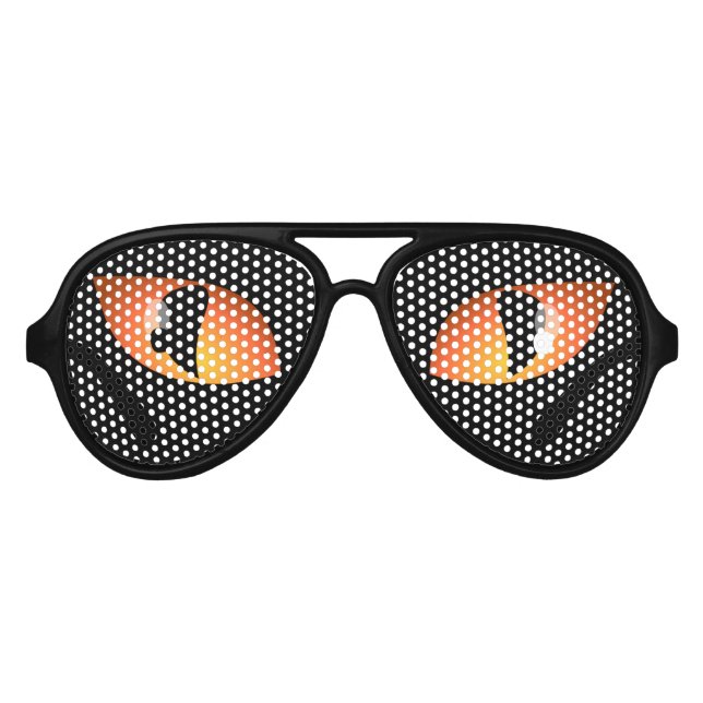 Cat Eyes Sunglasses Fun Cat Costume Gifts (Front)