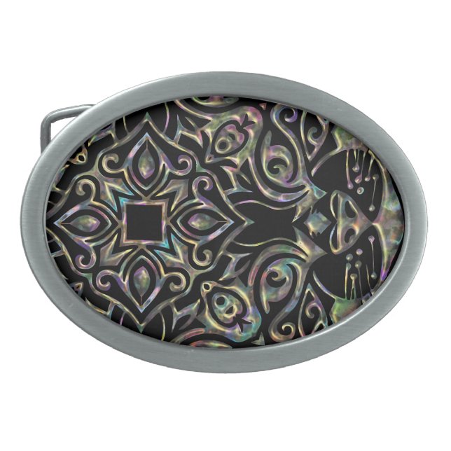 Cat Eyes Watching Your Cases Belt Buckle (Front)