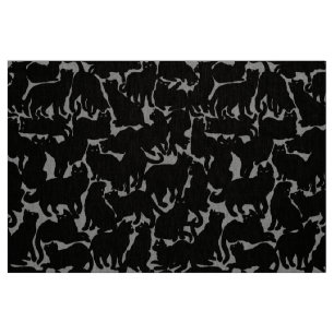 Cat Fabric Cat Lover Art Pattern Fabrics