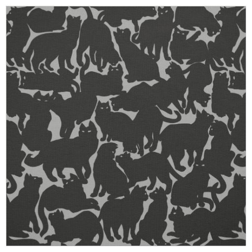 Cat Fabric Cat Lover Art Pattern Fabrics
