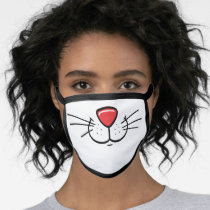 Cat Face All-Over Print Face Mask