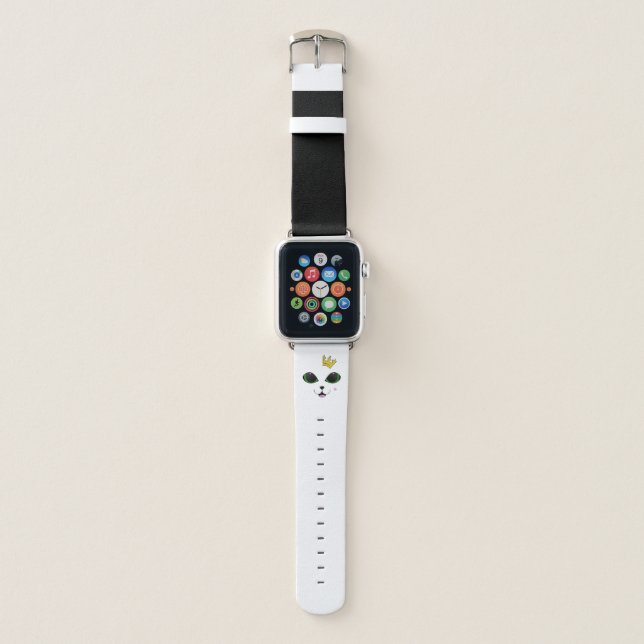 Cat Face Apple Watch Band (Front)