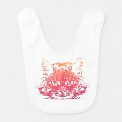 Cat face bib