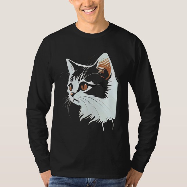 Cat Face  Cat  2 T-Shirt (Front)