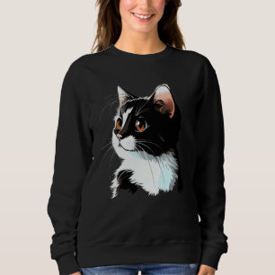 Cat Face Cat Sweatshirt