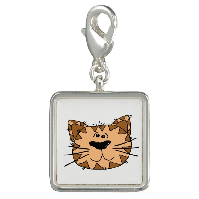 Cat Face Charm (Front)