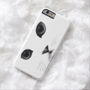 Cat Face Classic Features Barely There Iphone 6 Case by PattiJAdkins at Zazzle