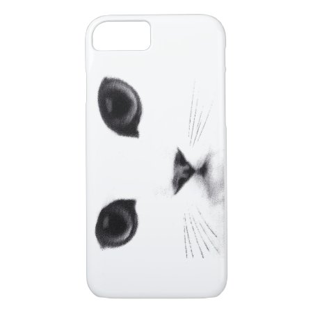 Cat Face Classic Features Iphone 8/7 Case