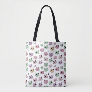 Cat Face Collection Tote Bag