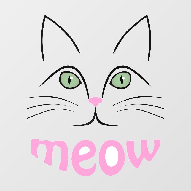 Cat face cutout (Front)