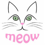 Cat face cutout<br><div class="desc">Cat face</div>