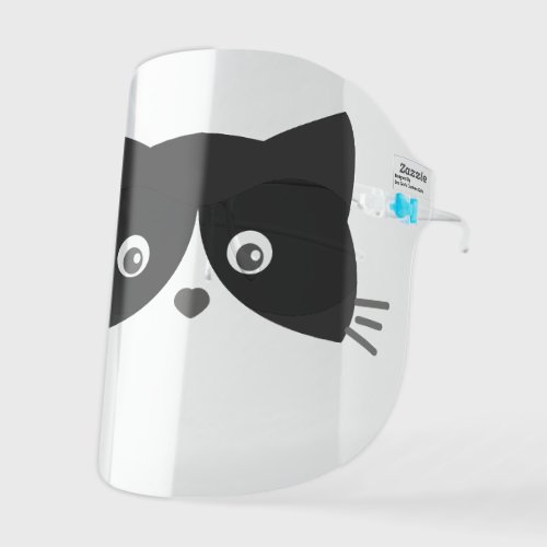 Cat Face Kids Face Shield