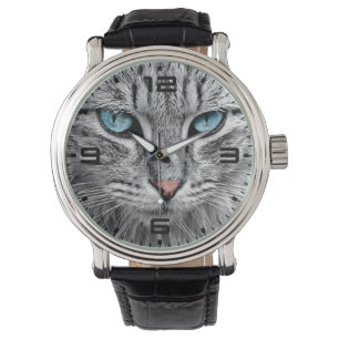 Cat Face Fractal Design-10682 Watch