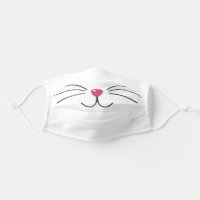 Cat face fun animal cloth face mask