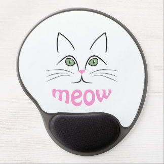 Cat face gel mouse pad