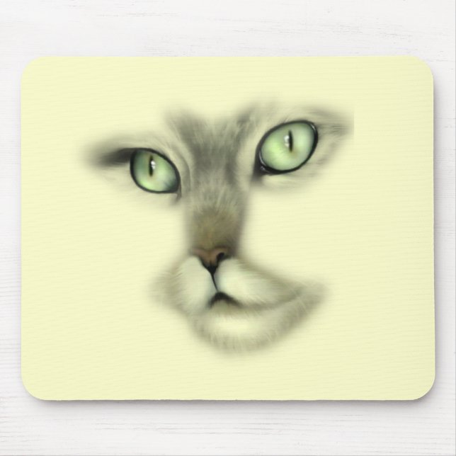 Cat Face Mousepad (Front)