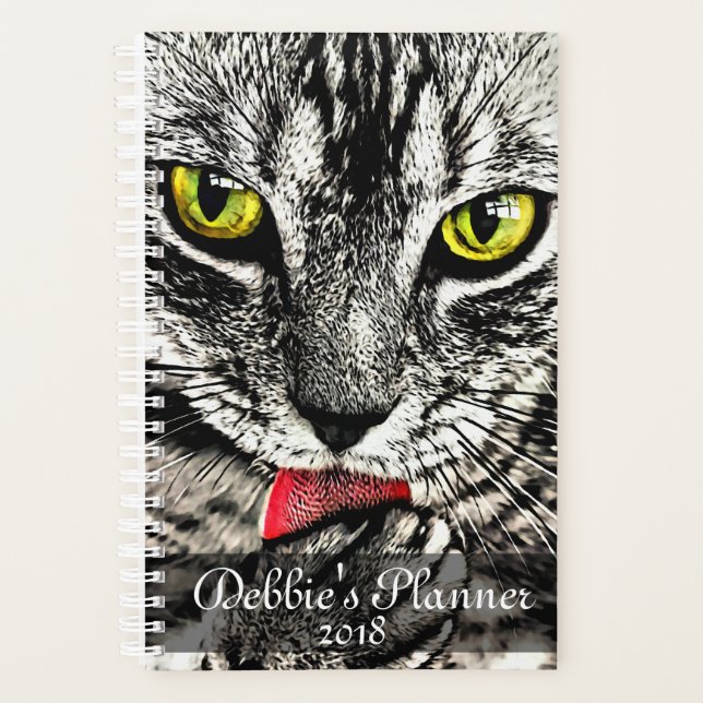 CAT FACE Personalized Planner (Front)