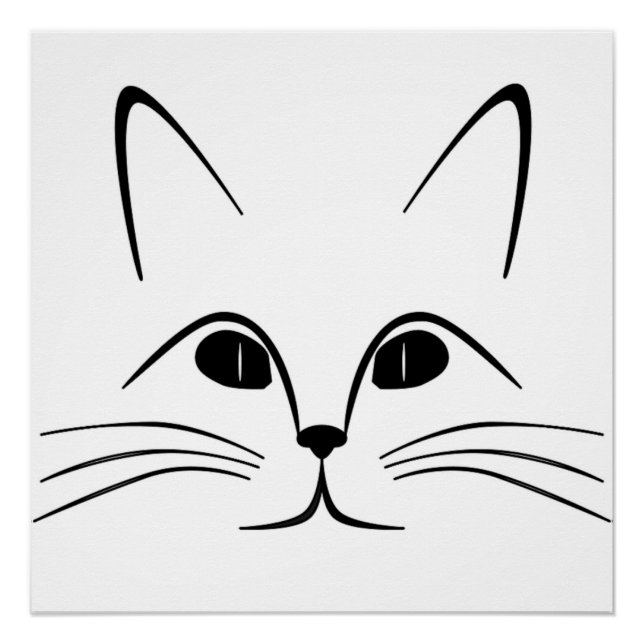 CAT FACE POSTER (Front)