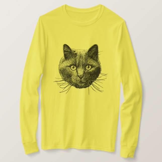 Cat Face T-Shirt (Design Front)