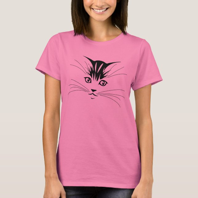 Cat Face T-Shirt (Front)
