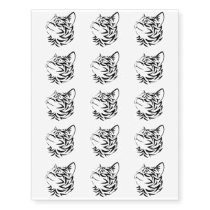 Cat Face Tattoo