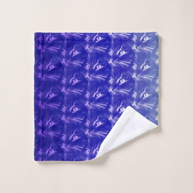 Cat Face  Wash Cloth (Wash Cloth)