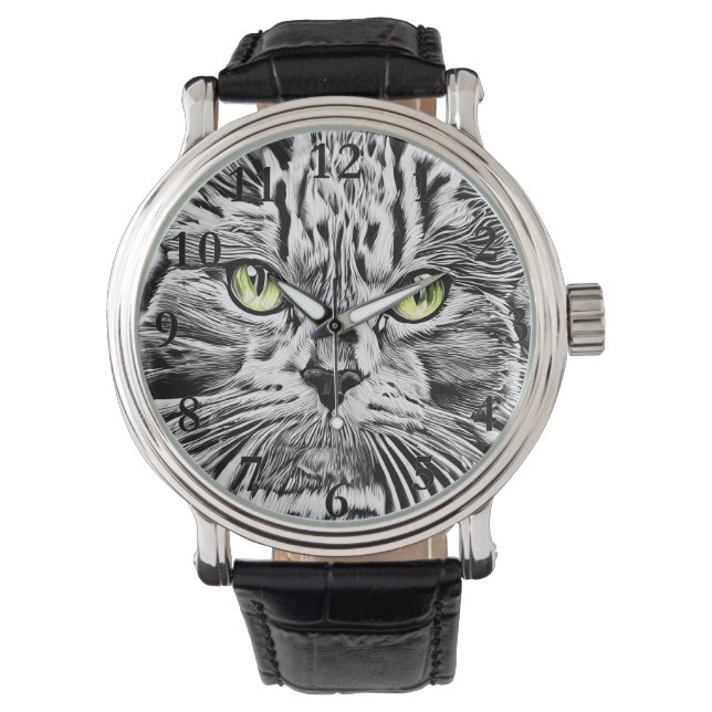 Cat face watch (Front)