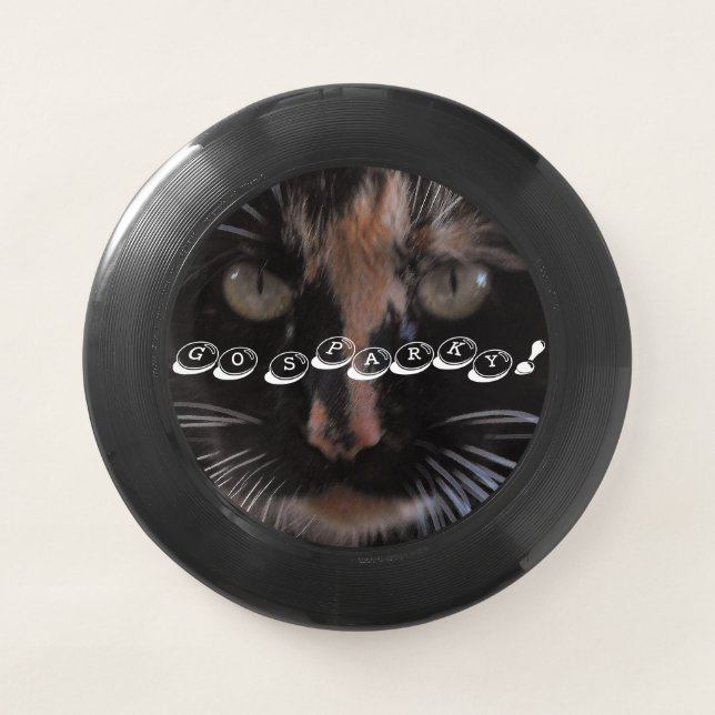 Cat Face Wham-O Frisbee (Front)