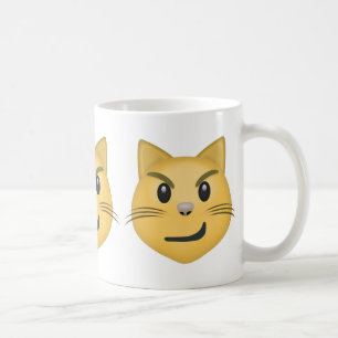 Cat Face With Wry Smile Emoji Coffee Mug