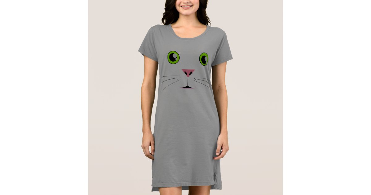 Cat Faced Dress | Zazzle.com