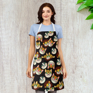 Cat Faces Apron