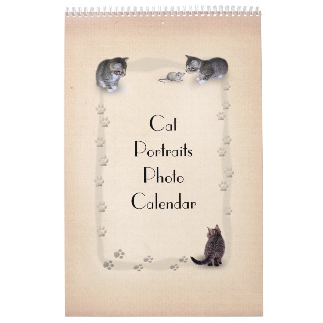 Cat Faces Calendar (Cover)