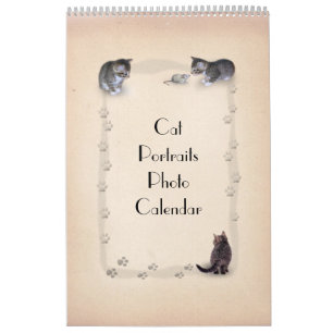 Cat Faces Calendar