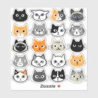 Cute Cat Drawing, My cat inspires me, storybook Notebook, Zazzle